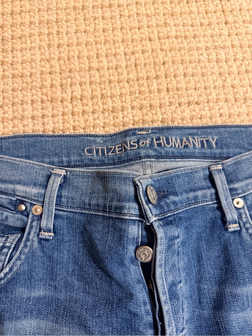 Citizens Of Humanity Blue High-Rise Women's Jeans